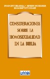 Consideraciones sobre homosexualidad en la Biblia