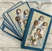 Estampas comunión Ferrándiz “Angelitos cantando” (Caja 50 uds)