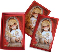 Estampas comunión Ferrándiz “Serie roja Niña” (Caja 50 uds)