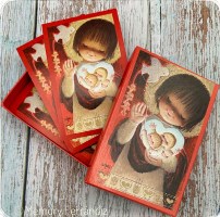 Estampas comunión Ferrándiz “Serie roja Niño” (Caja 50 uds)