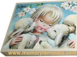 Estampas comunión Ferrándiz “Buen Pastor” (Caja 50 uds)